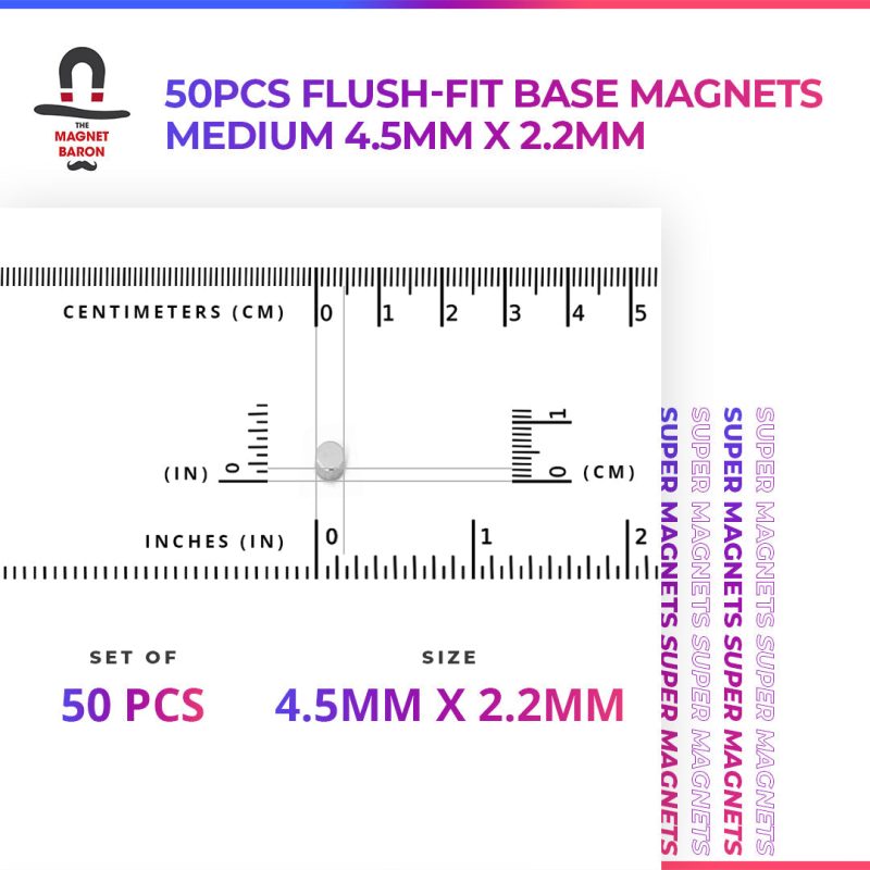 FlushFitBaseMagnets 4.5mmx2.2mm 3bee6c12 7e16 45fd ad8a 7d6d0b13708c