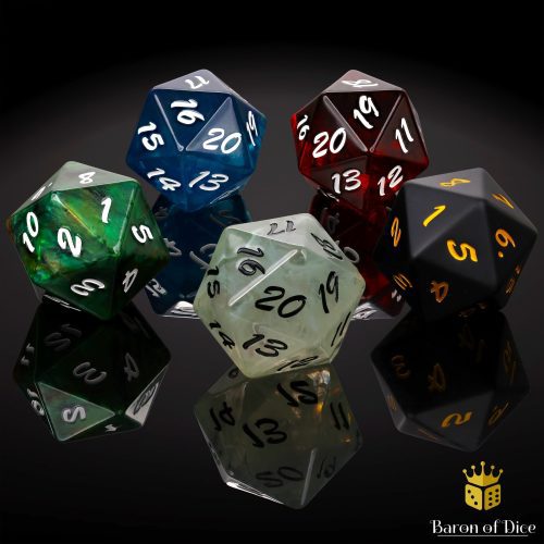 RPG LRG D20 VARIETY BlackBackground