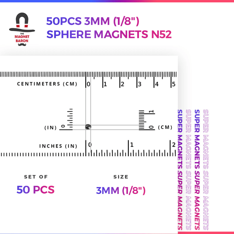 SuperMagnets 3mm sphere