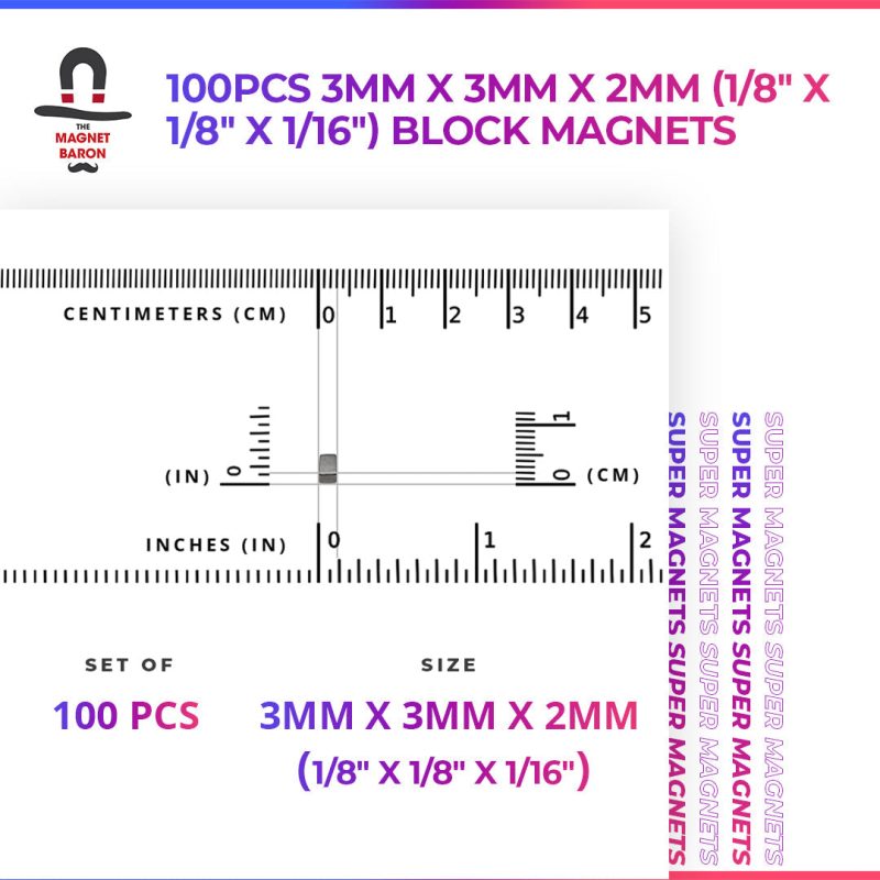 SuperMagnets BlockMagnets 3mmx3mmx2mm ca4825f0 a0ed 41cc 816d 7e057fbcf3b8